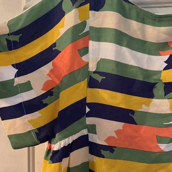 Anthropologie Maeve Milla Printed Striped Top Size XS - Picture 7 of 8